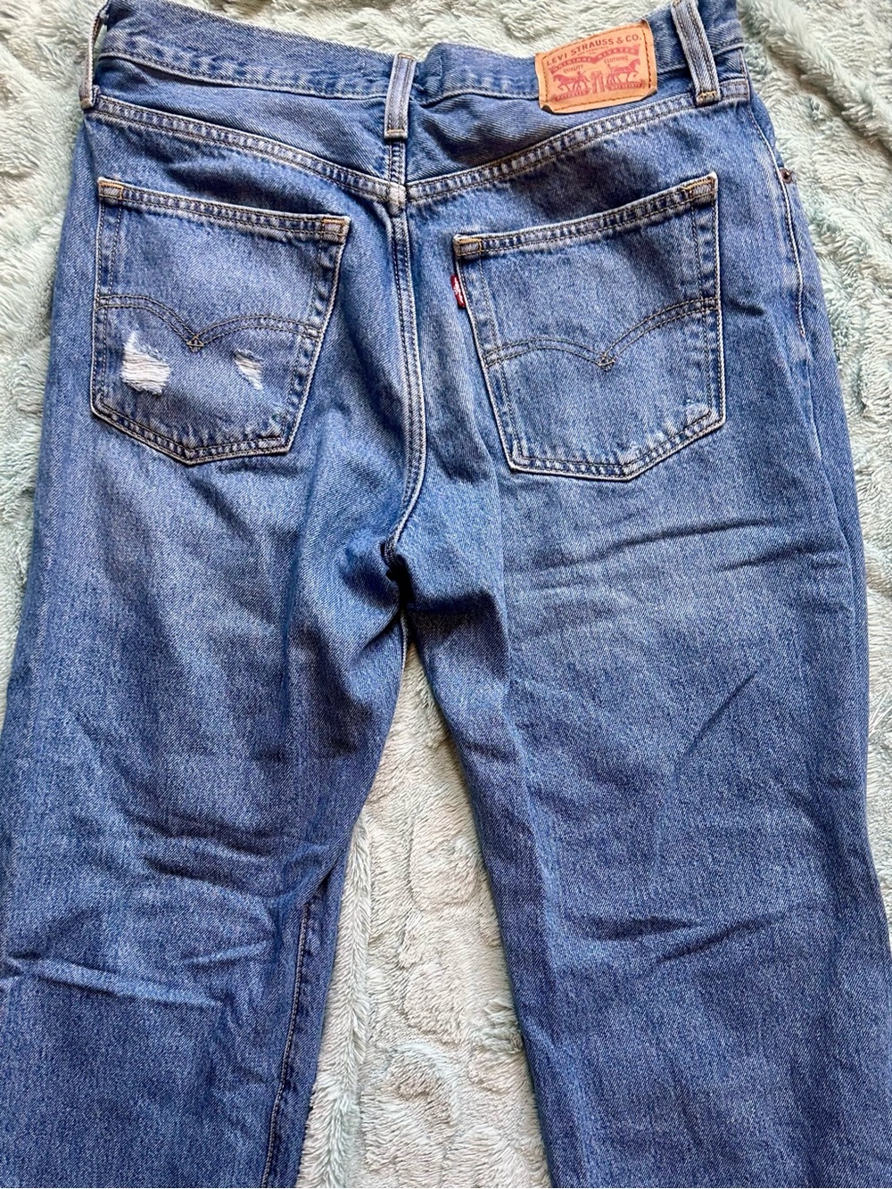 Levi's Light Blue '94 Baggy Women's Boyfriend Jeans - Picture 3 of 3